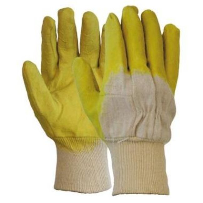 Latex gedompelde handschoen met open rugzijde (12 paar)