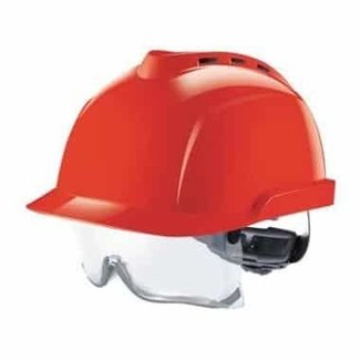 MSA MSA V-Gard 930 ventilated safety helmet red