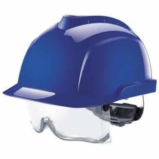 MSA MSA V-Gard 930 non-ventilated safety helmet blue