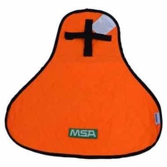 MSA MSA V-Gard crown cooler with neck flap fluo orange