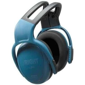 MSA MSA left/RIGHT LOW earmuffs with headband blue