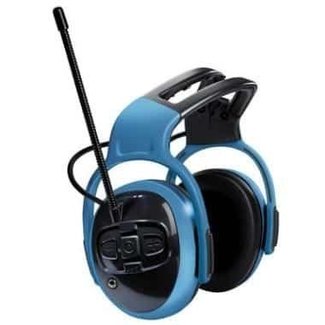 MSA MSA left/RIGHT FM Pro gehoorkap met hoofdband blauw