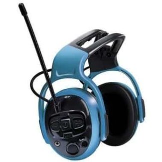 MSA MSA left/RIGHT Dual Pro gehoorkap met hoofdband blauw