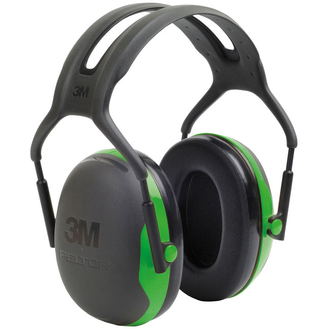 3M Peltor X1A earmuffs with headband black/green