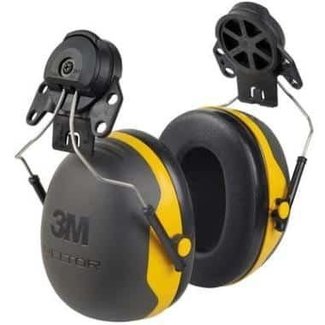 3M 3M Peltor X2P3 earmuffs with helmet attachment black/yellow