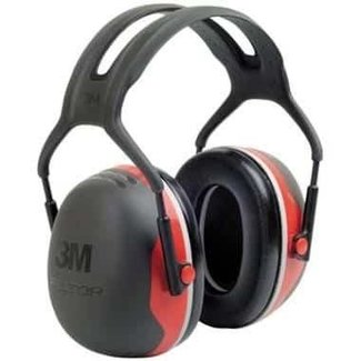 3M 3M Peltor X3A earmuffs with headband black/red