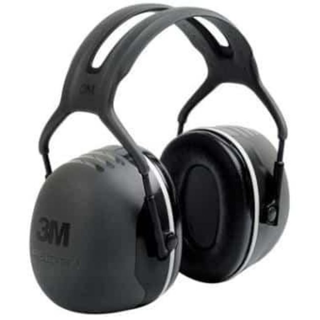 3M Peltor X5A gehoorkap met hoofdband zwart/grijs