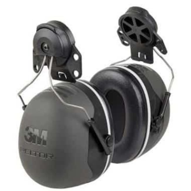 3M Peltor X5P3 earmuffs with helmet attachment black/grey