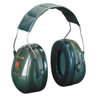 3M 3M Peltor Optime II H520A gehoorkap met hoofdband groen