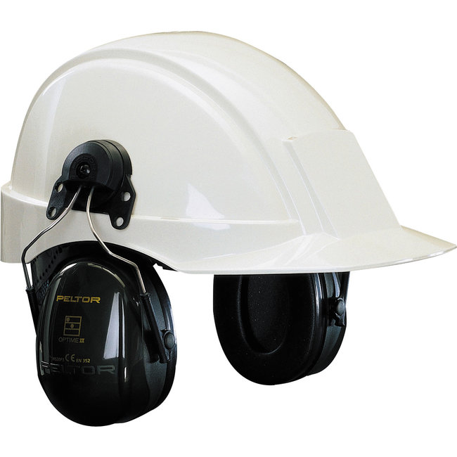 3M Peltor Optime II H520P3E earmuffs with helmet attachment