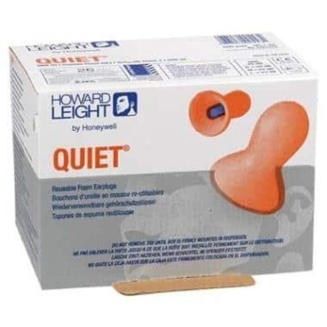 Howard Leight Quiet oordoppen navulling a 200 paar t.b.v. Quiet LS-500 dispenser oranje