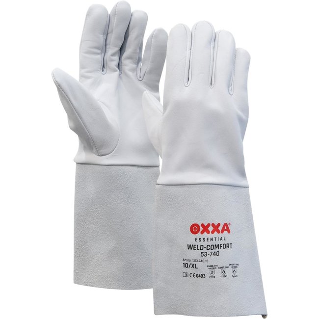 OXXA Weld-Comfort 53-740 Sheepskin nappa leather welding glove (12 pairs)