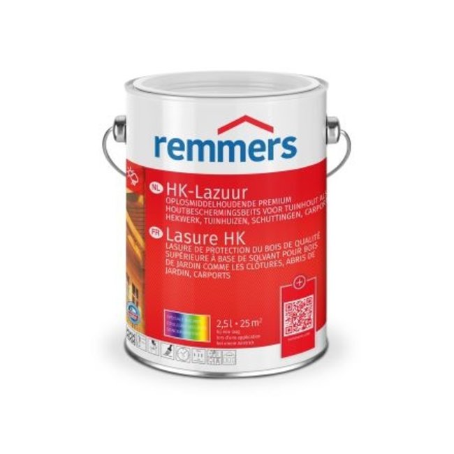 Remmers beits HK-Lazuur 3 in 1 RC-190 2,5 ltr.