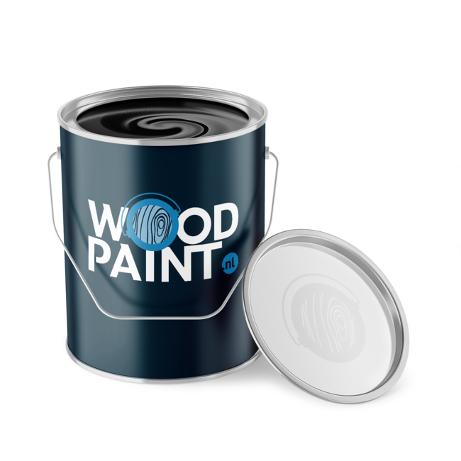 Woodpaint Top Black, diepzwart (RAL 9005) 2,5 liter