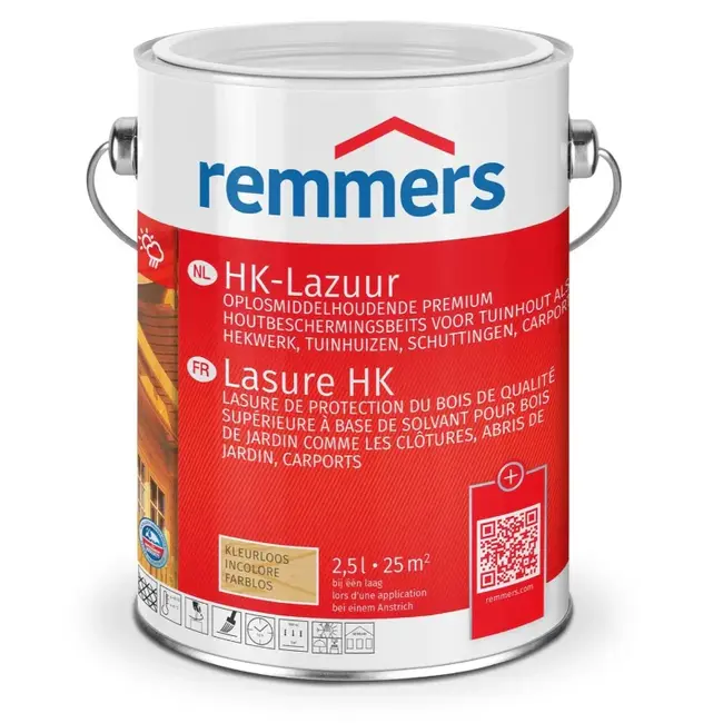 Remmers HK-lazuur Plus 3in1 Douglas - 2,5 liter