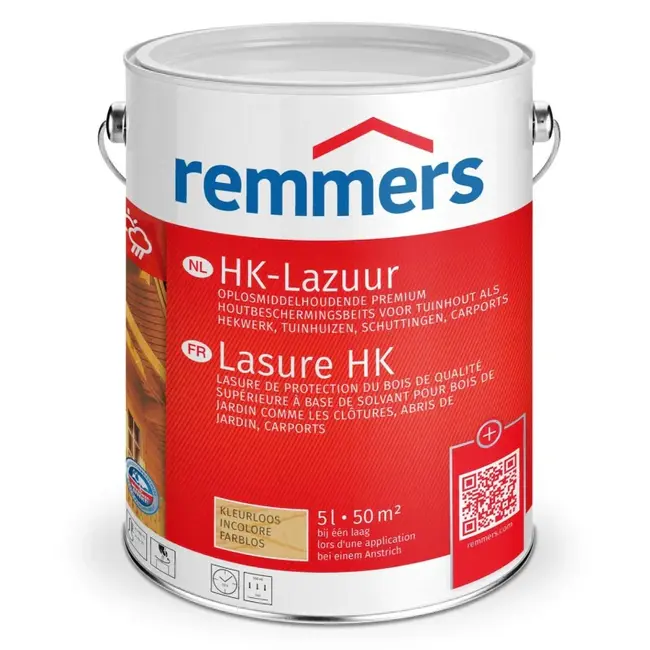 Remmers HK-lazuur Plus 3in1 Douglas - 5 liter