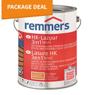 Remmers Package deal Remmers HK-lazuur Plus 3in1 Douglas - 5 liter (10 stuks)