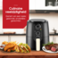 HGMD Airfryer XL - 5 Liter - Analoog - 1500W - 80 tot 200°C - Zwart