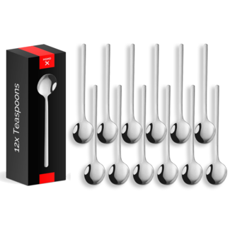 HGMD Theelepels - 12 stuks - 13cm