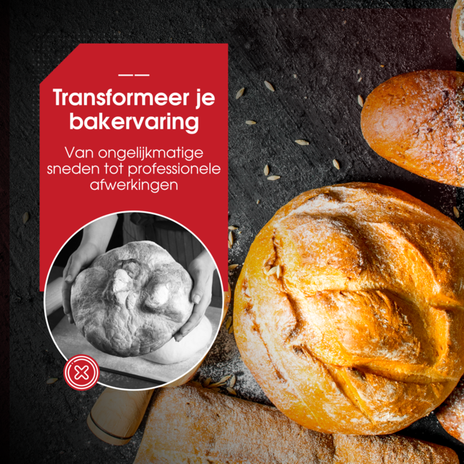 HGMD Deegmesje set - 12 delig - Lame - Lame Mes - Deegmes - Broodmesje