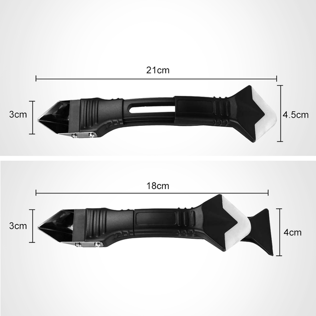 Kit Schraper set – 18 delig - Kitspatel – Kit Tool – Siliconen Verwijderaar – Kitstrijker – Kitverwijderaar Afstrijkrubber