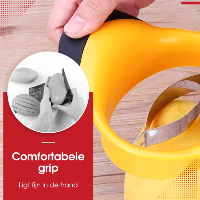 HGMD Mangosnijder - Kunststof - RVS - Vaatwasser bestendig