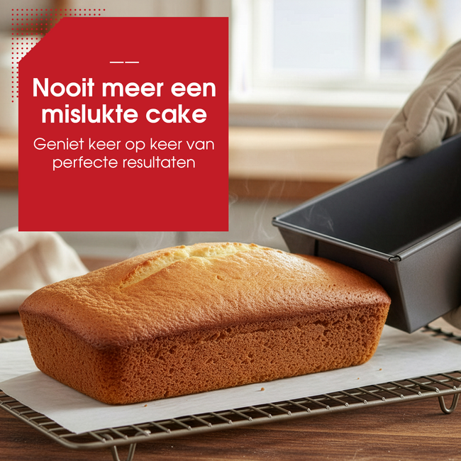 HGMD Cakeblik - 30 cm - Staal - Taartvorm - Cakevorm - Springvorm 30 cm - Bakvorm