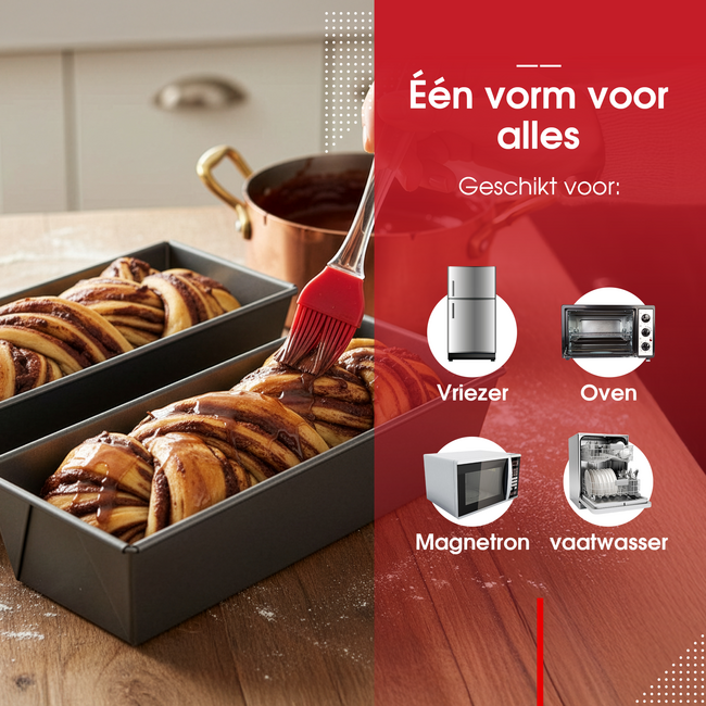 HGMD Cakeblik - 30 cm - Staal - Taartvorm - Cakevorm - Springvorm 30 cm - Bakvorm