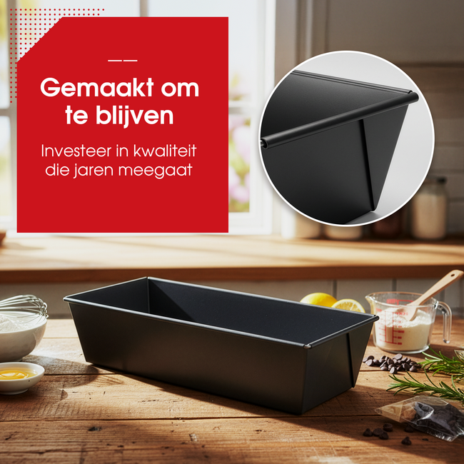 HGMD Cakeblik - 30 cm - Staal - Taartvorm - Cakevorm - Springvorm 30 cm - Bakvorm