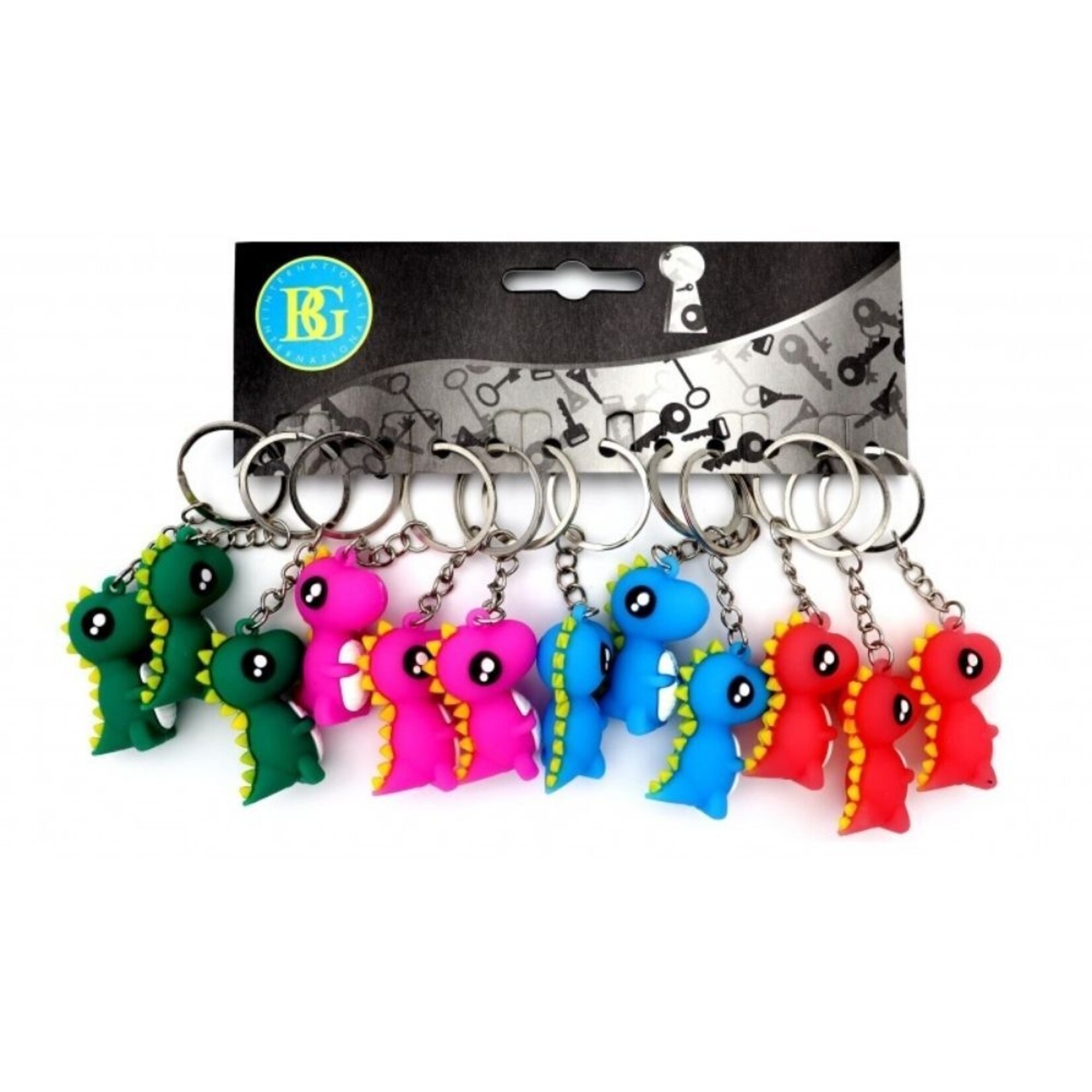 Dino keychain 4 colors 4,5cm