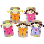 BLISTER PLUSH DOLL 5 MOD. 16x28