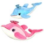DOLPHIN CRYSTAL EYES BOW 30CM