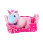UNICORN LAYETTE MULTICOLOR 18X18