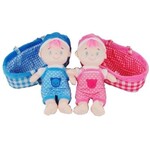 BABIES WITH BASKET 32CM