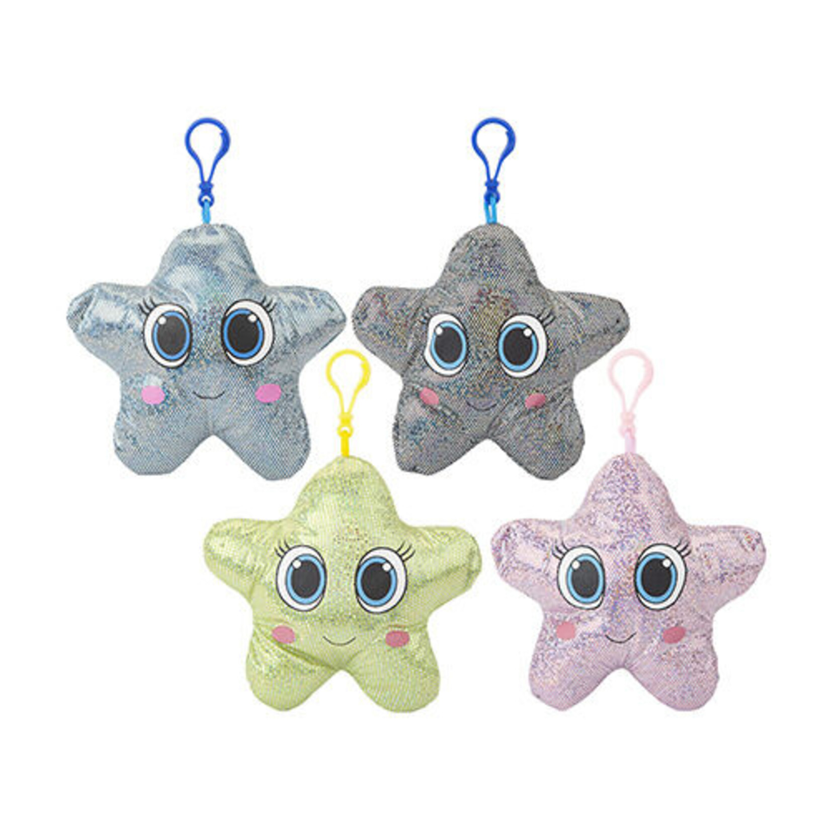 STAR CLIP KEYCHAIN 4 MODELS 15CM