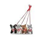 Dogs on Leash 20cm 4 mod.