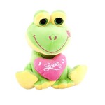 RANA CON CORAZON 42CM 0. CRISTAL