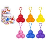 FIDGET POP MATES SPINNER KEYCHAIN 6 COLORS