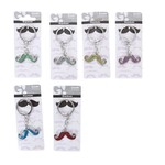 METAL MUSTACHE/MUSTACHE KEYCHAIN