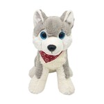 Husky Dog with Scarf 36cm