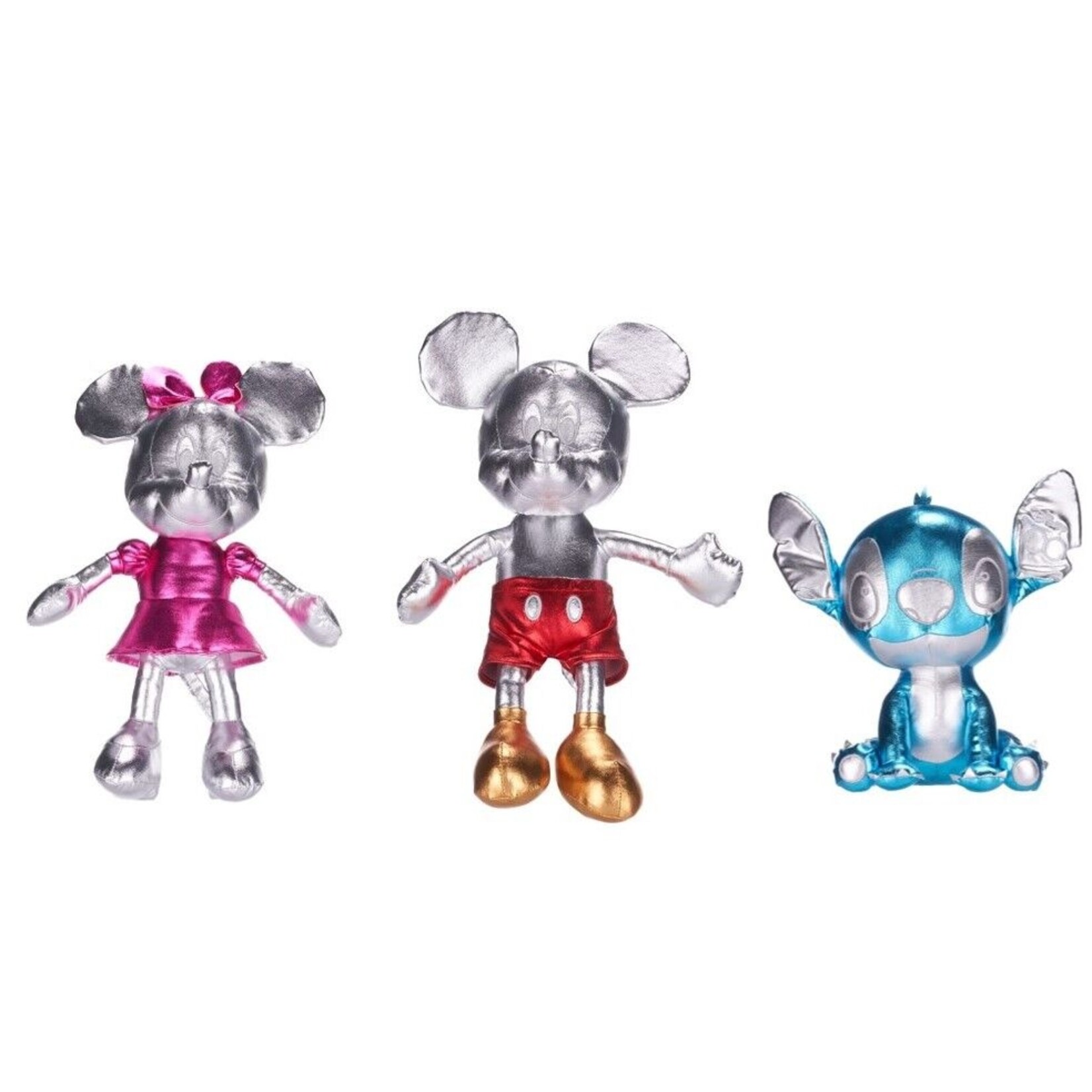 Mickey, Minnie and Stitch Assorted 100 Aniversary 26cm