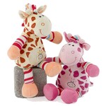 CHILDREN'S GIRAFFE 28CM 2 COL.