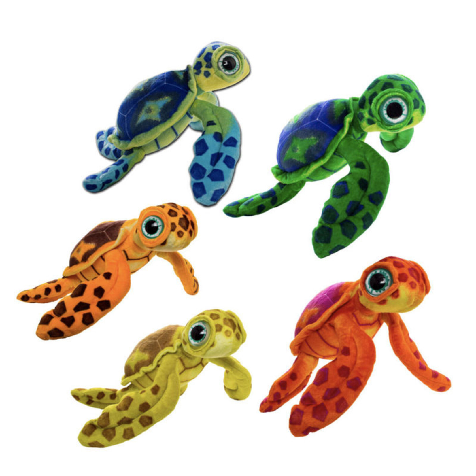 TURTLES 5 COLORS 23 CM (ASSORTED)