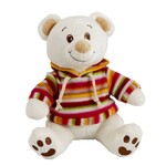 TEDDY BEAR SWEATSHIRT STRIPES 28CM