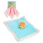 DOU-DOU BLUE AND PINK BEAR RATTLE 27CM