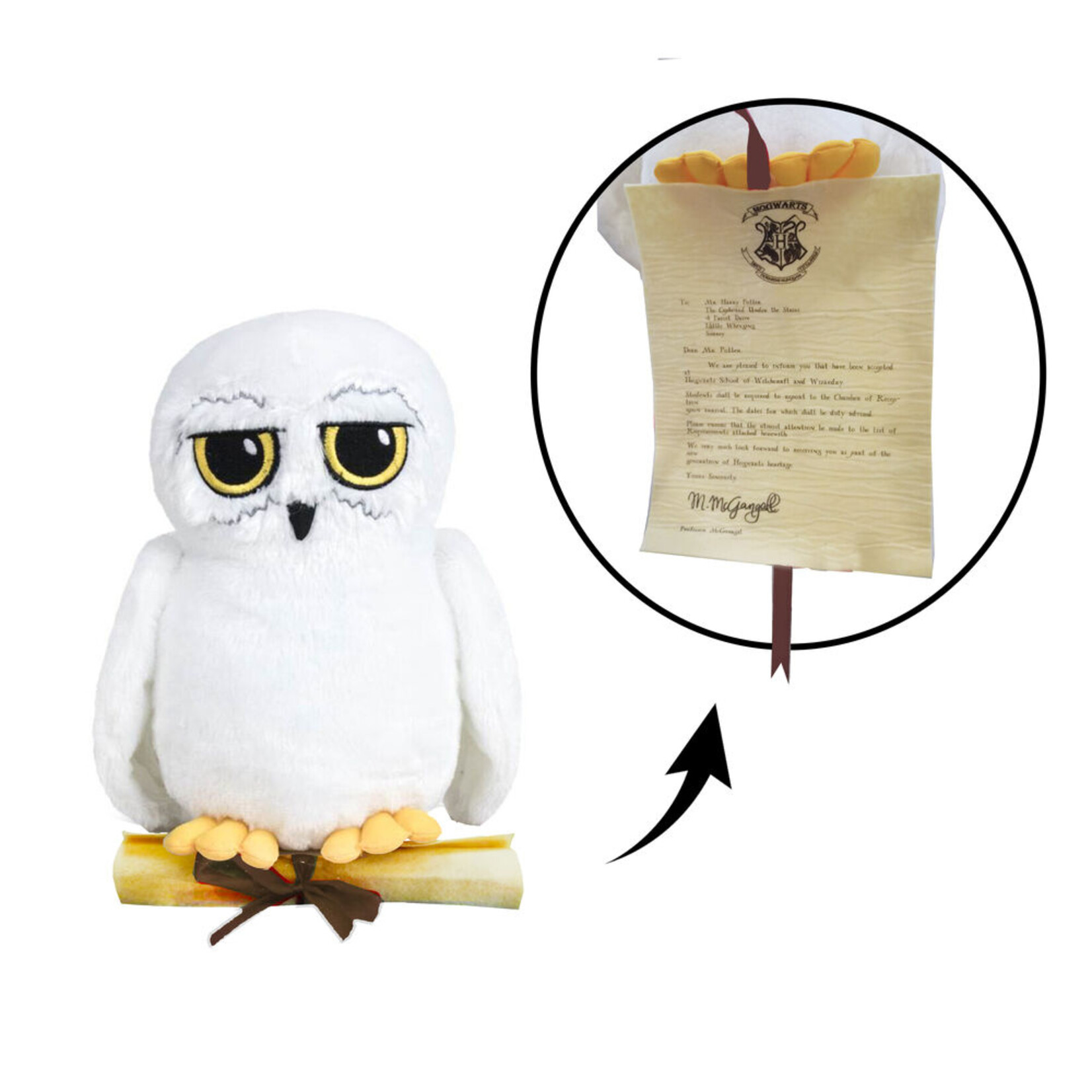 Harry Potter HARRY POTTER OWL with letter T100 18cm