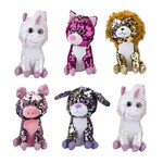 SEQUIN ANIMALS ASSORTED 5 17CM