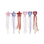 HEART AND STAR FAIRY WAND asst