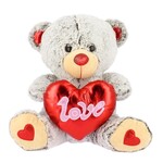 GLOSSY LOVE GRAY BEARS 42CM