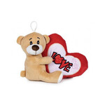 PELUCHE OSO CON CORAZON LOVE 17CM